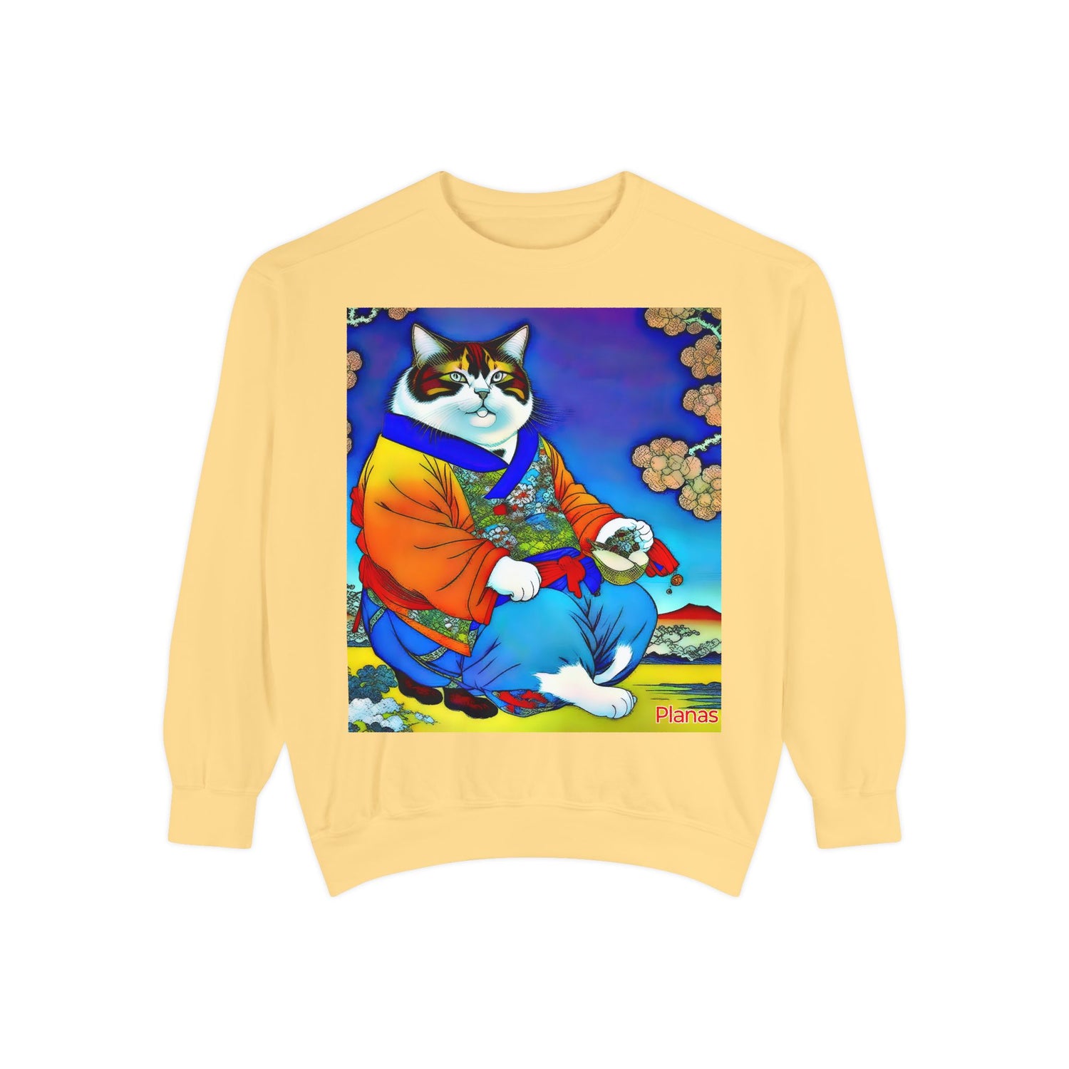 Unisex Garment-Dyed Sweatshirt - planetplanasspace
