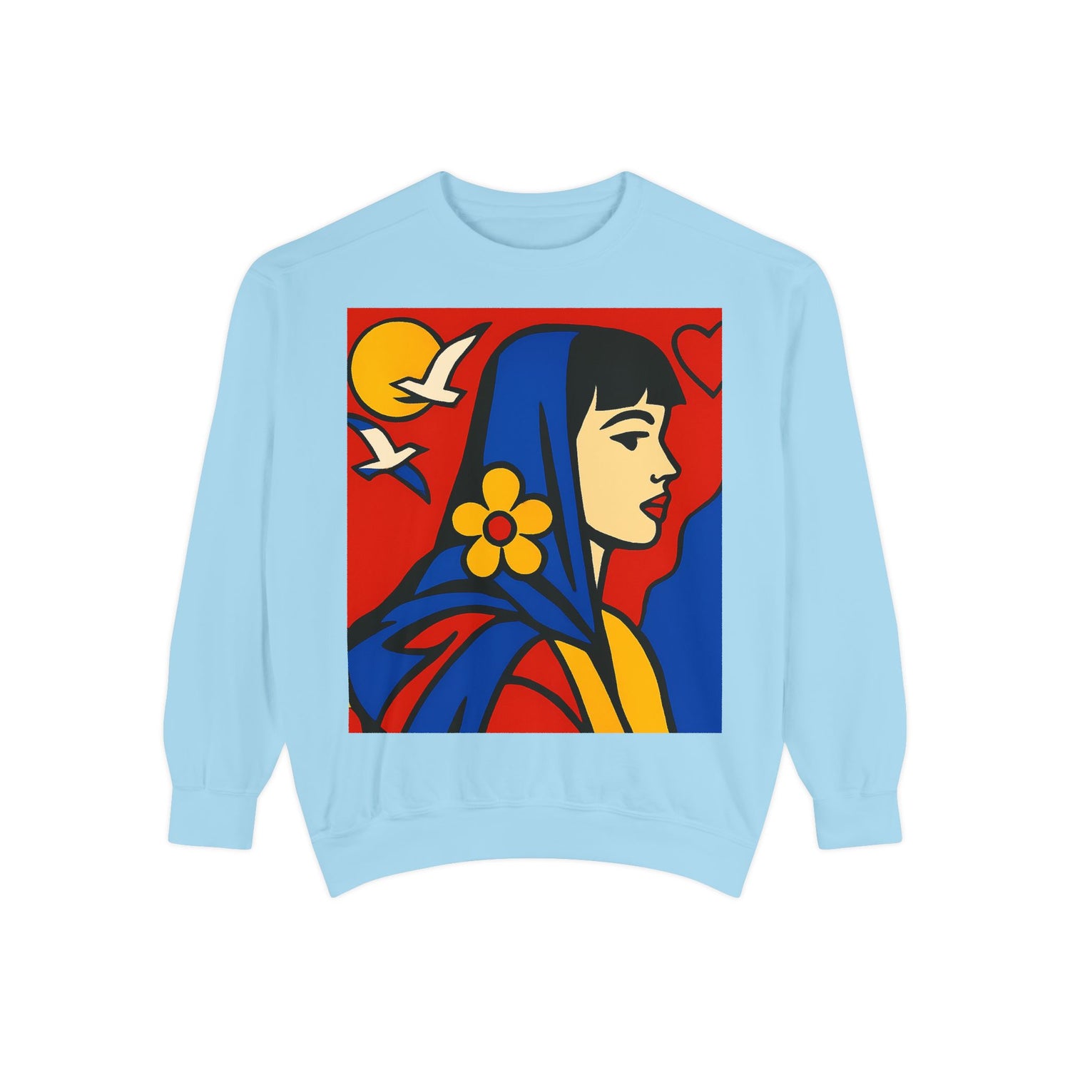 Unisex Garment-Dyed Sweatshirt - planetplanasspace