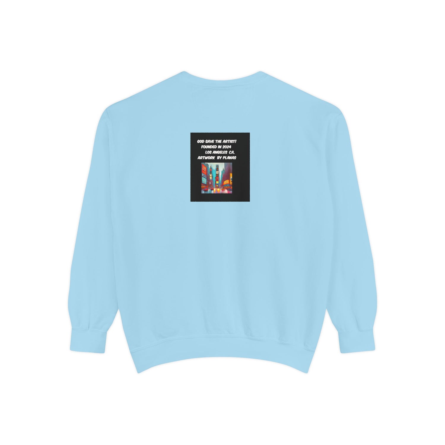 Unisex Garment-Dyed Sweatshirt - planetplanasspace
