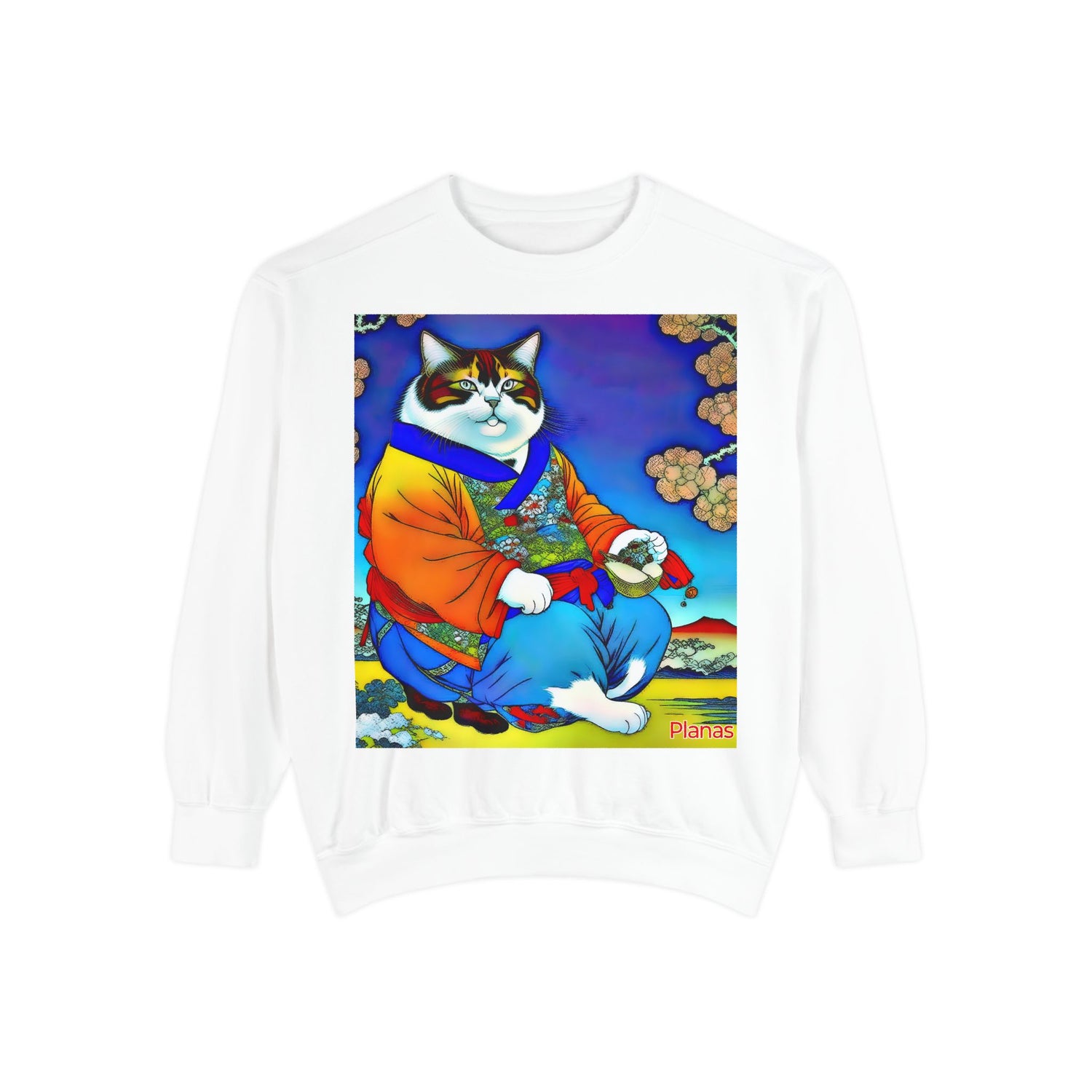 Unisex Garment-Dyed Sweatshirt - planetplanasspace