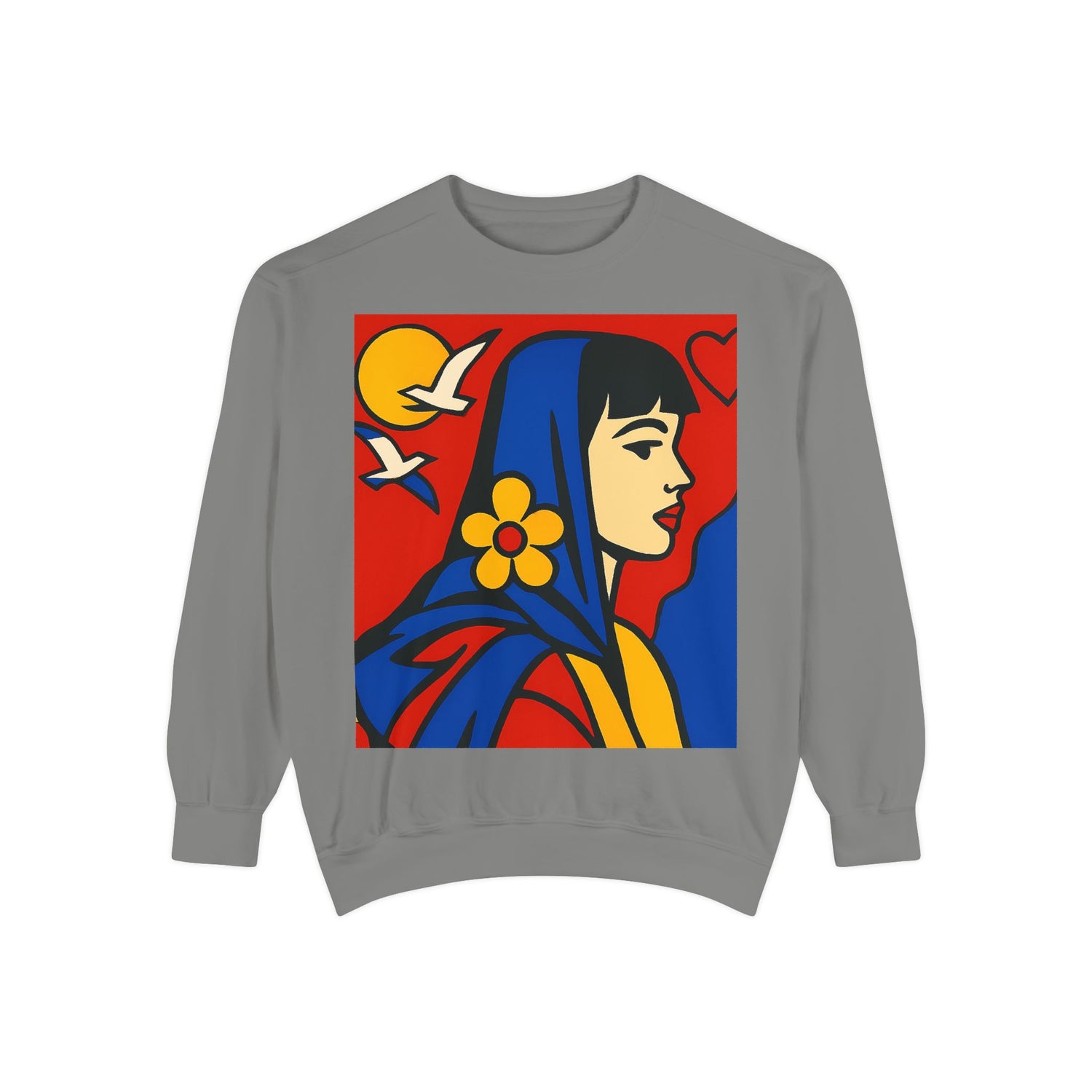 Unisex Garment-Dyed Sweatshirt - planetplanasspace