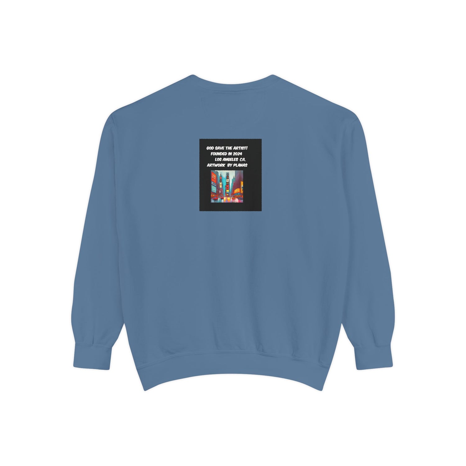 Unisex Garment-Dyed Sweatshirt - planetplanasspace