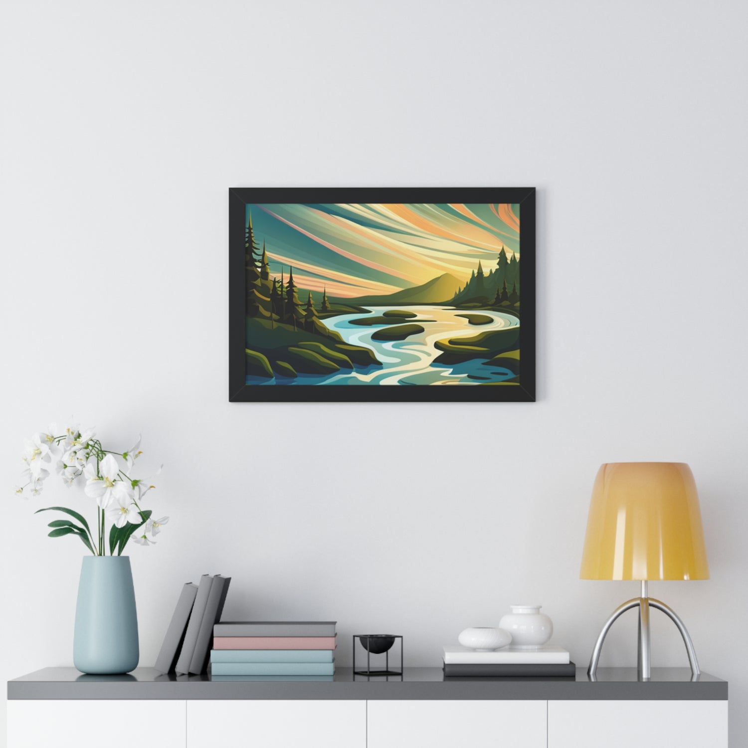 Framed Horizontal Poster - planetplanasspace