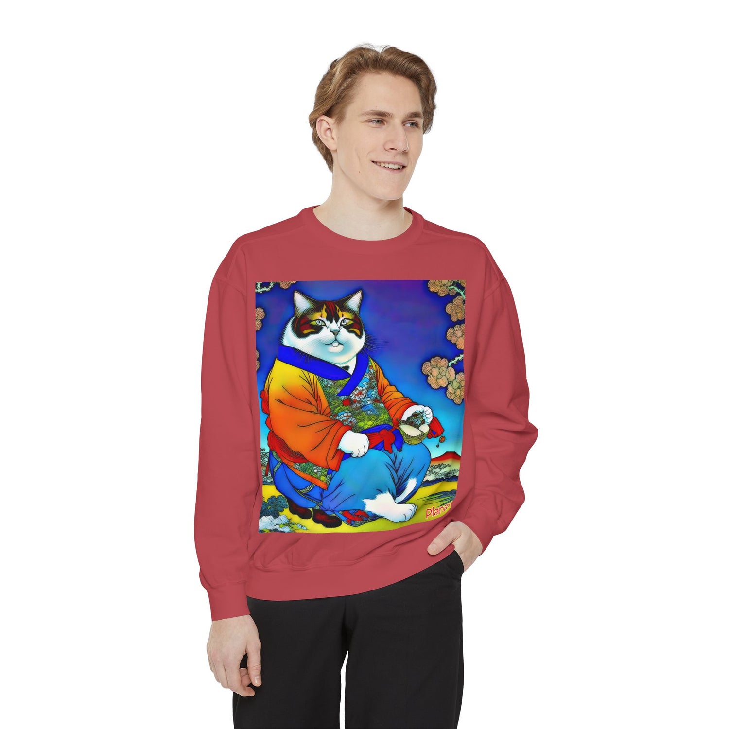 Unisex Garment-Dyed Sweatshirt - planetplanasspace