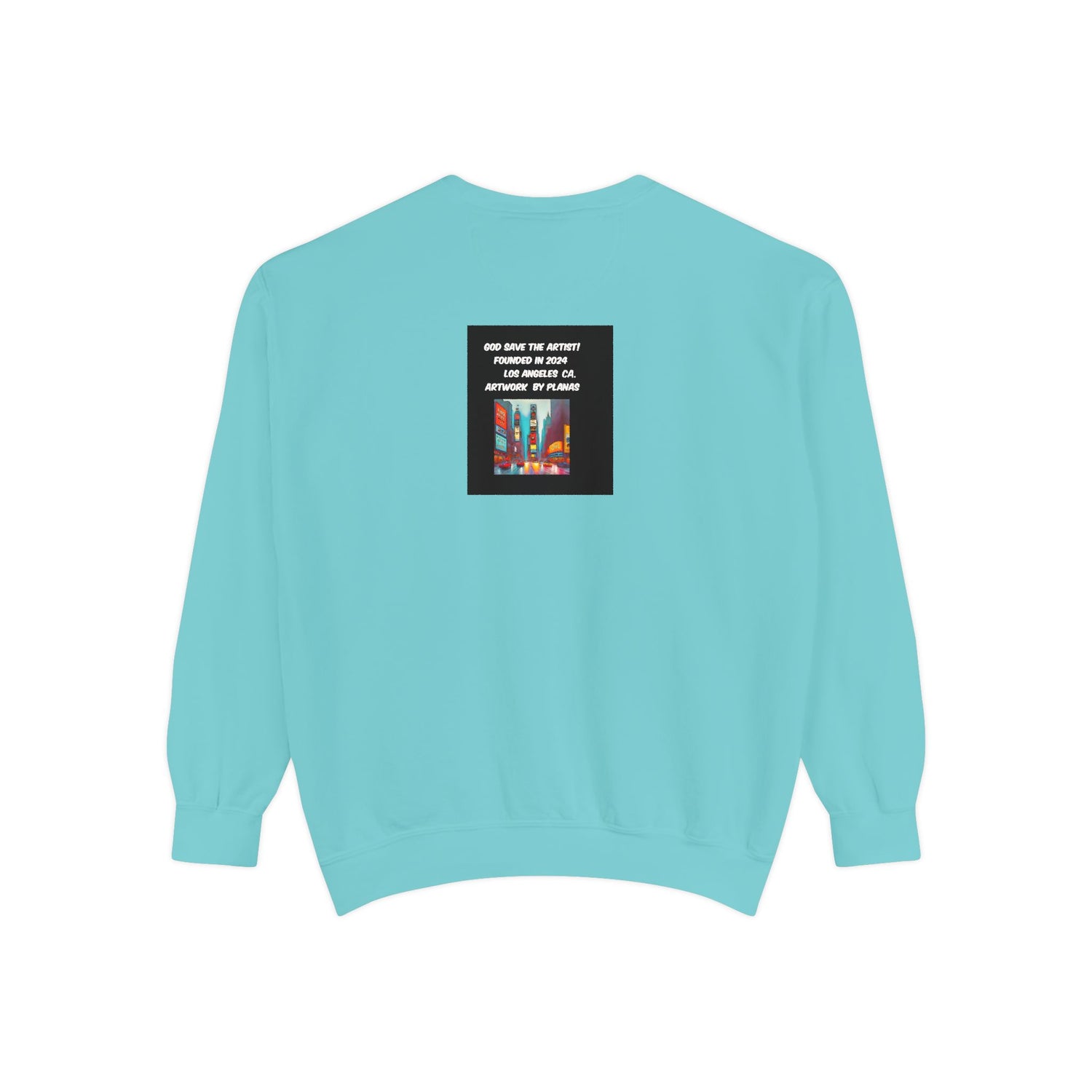 Unisex Garment-Dyed Sweatshirt - planetplanasspace