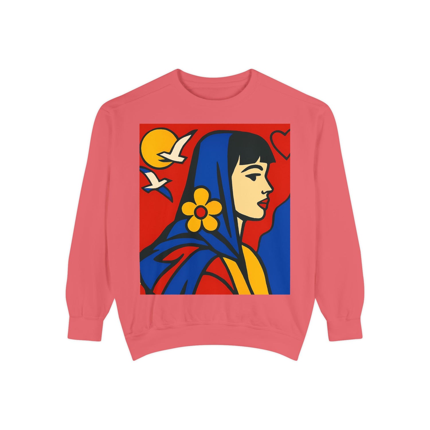 Unisex Garment-Dyed Sweatshirt - planetplanasspace