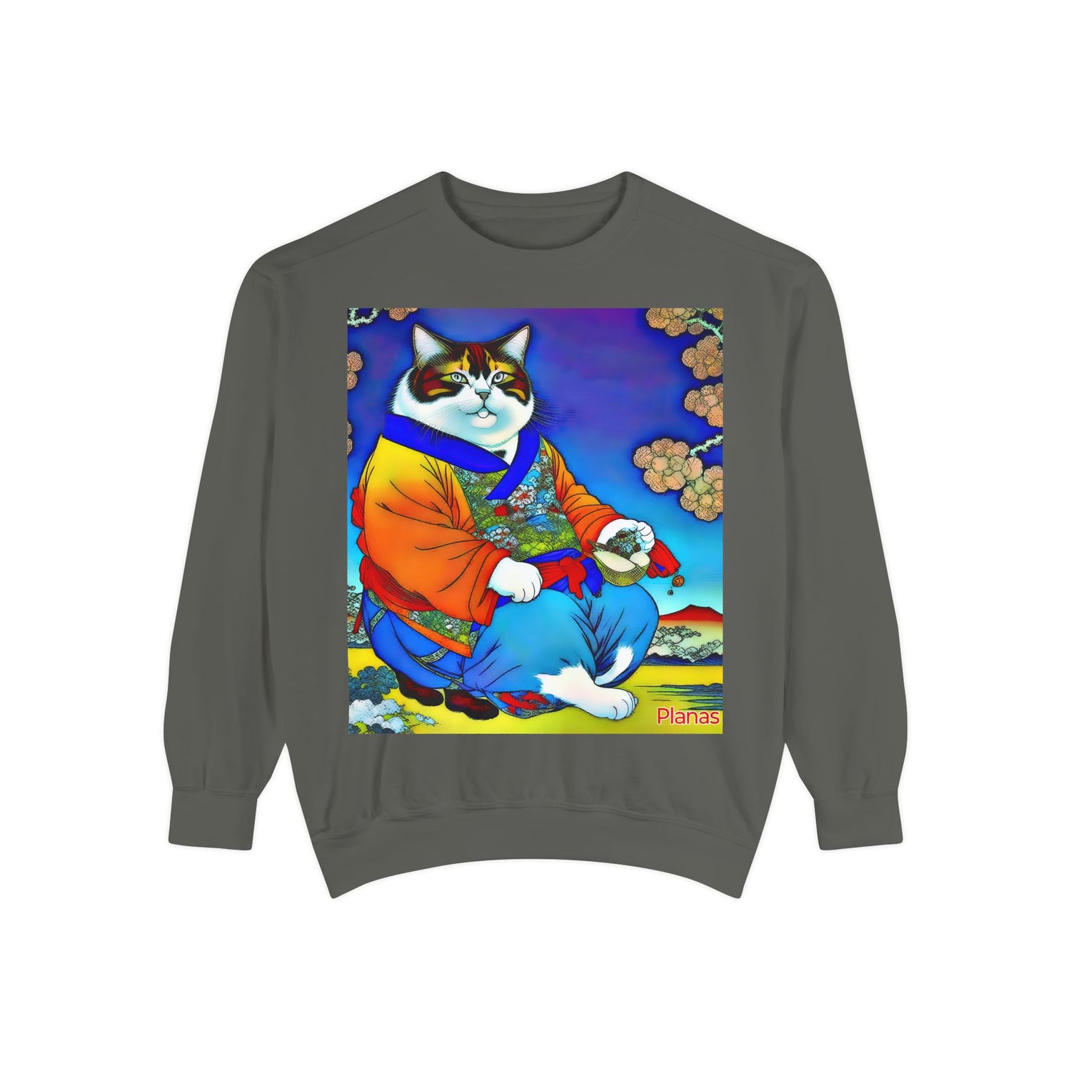 Unisex Garment-Dyed Sweatshirt - planetplanasspace