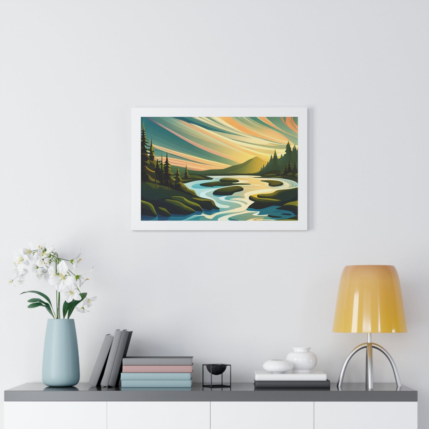 Framed Horizontal Poster - planetplanasspace