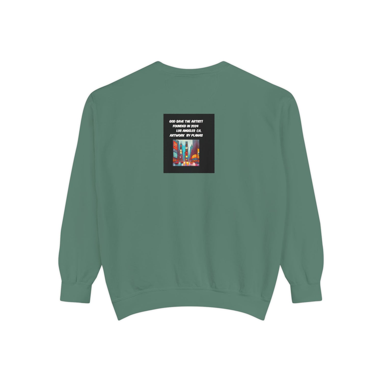 Unisex Garment-Dyed Sweatshirt - planetplanasspace