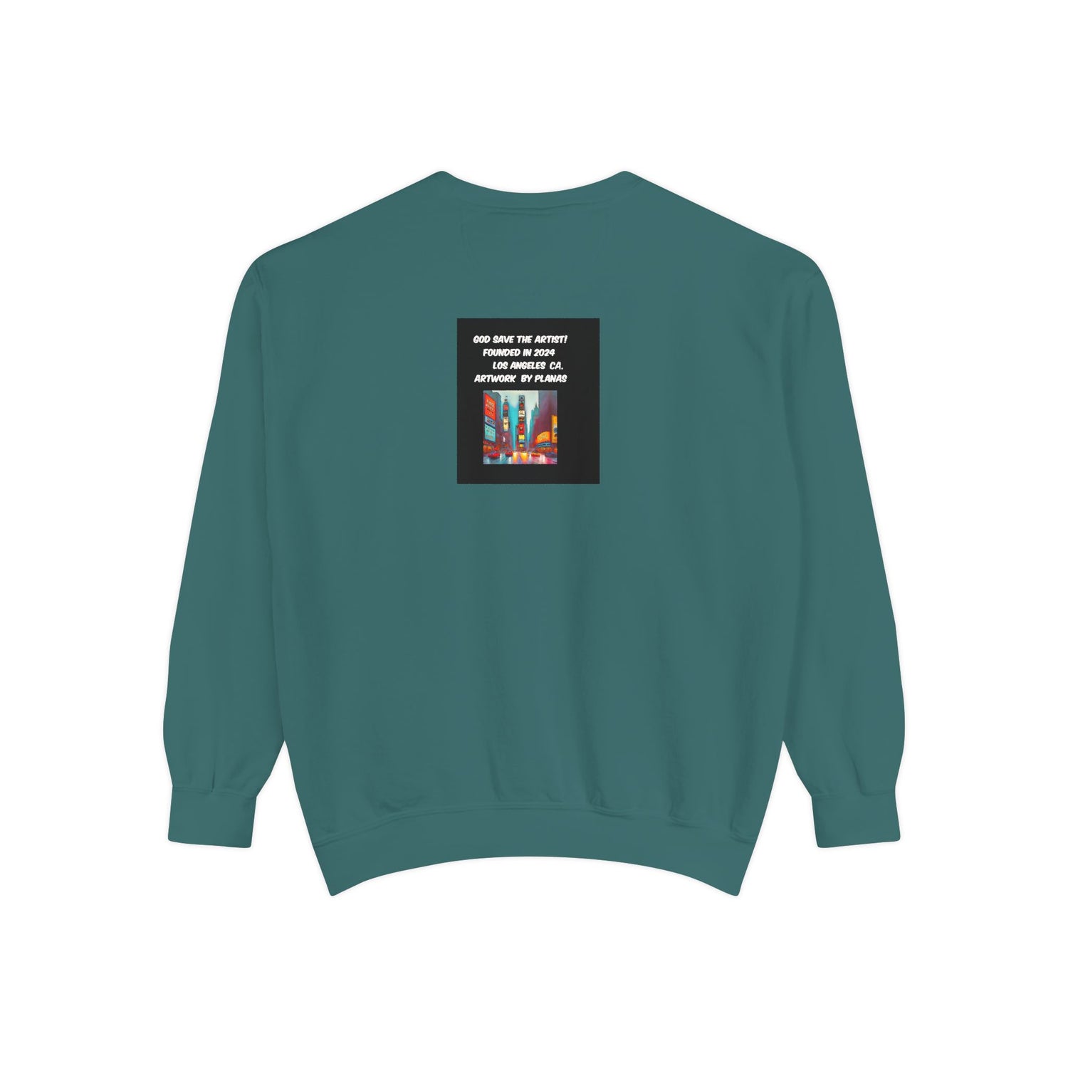 Unisex Garment-Dyed Sweatshirt - planetplanasspace