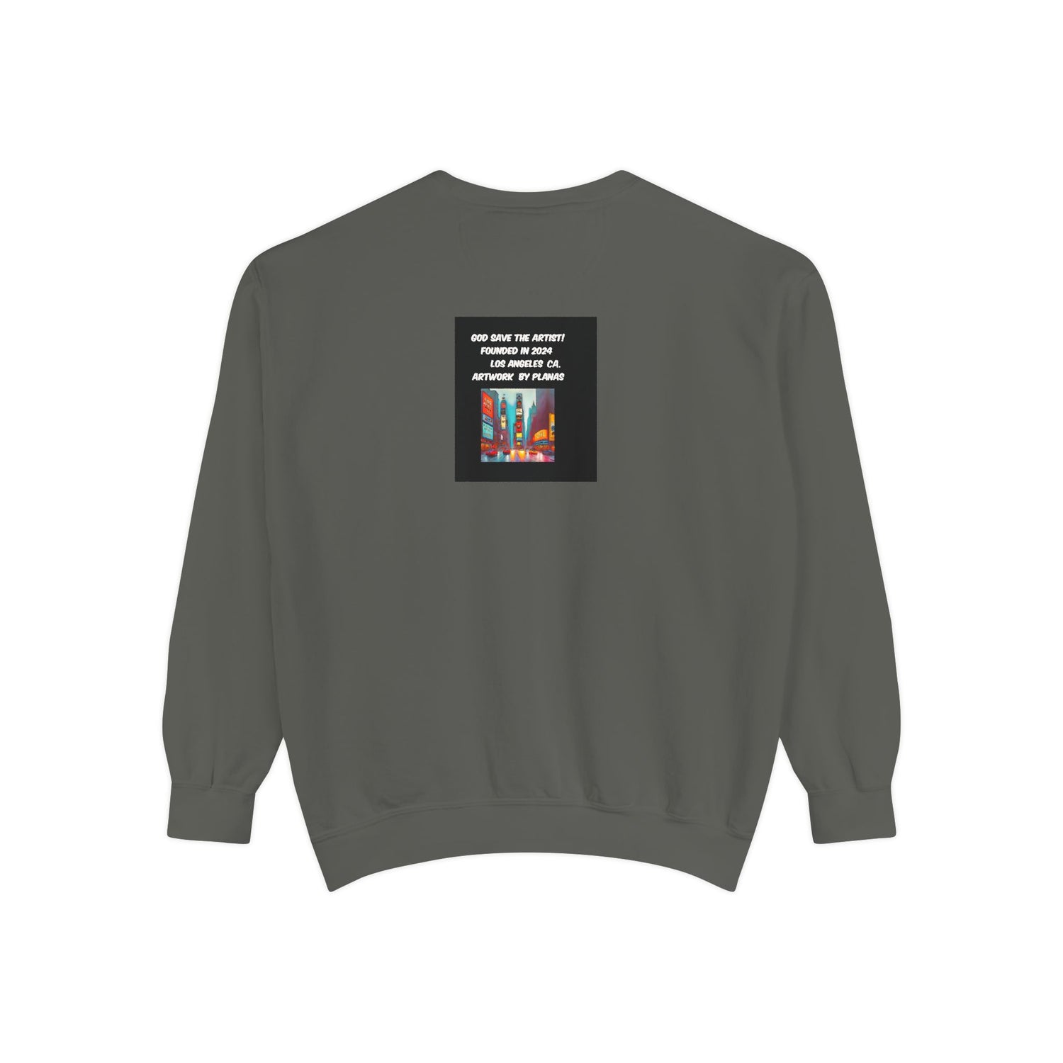 Unisex Garment-Dyed Sweatshirt - planetplanasspace