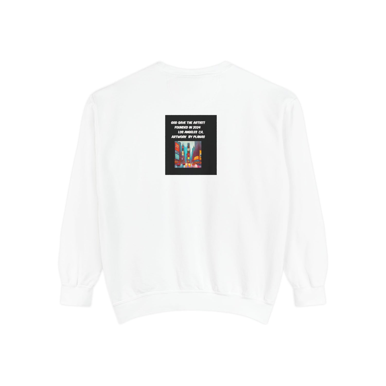 Unisex Garment-Dyed Sweatshirt - planetplanasspace