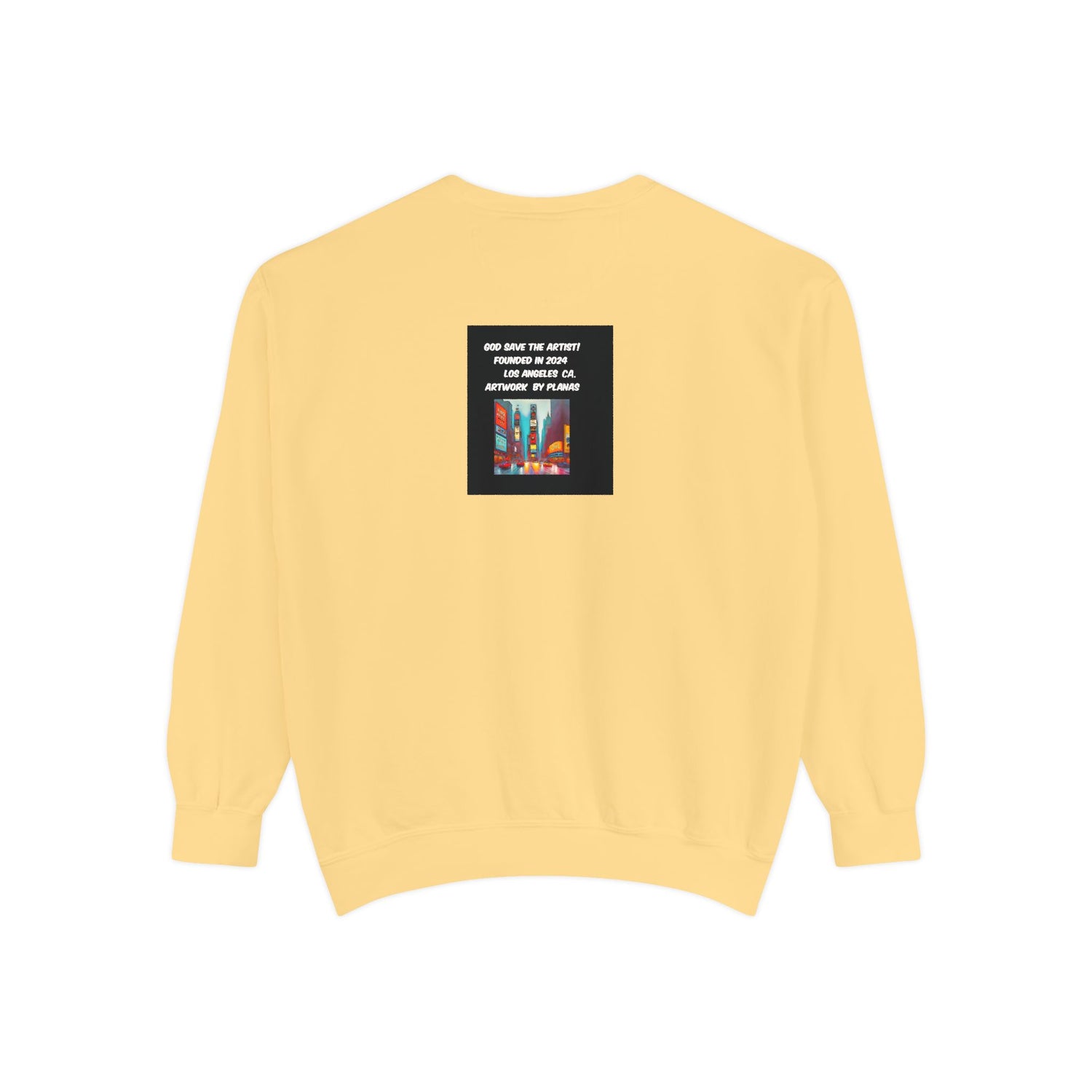 Unisex Garment-Dyed Sweatshirt - planetplanasspace