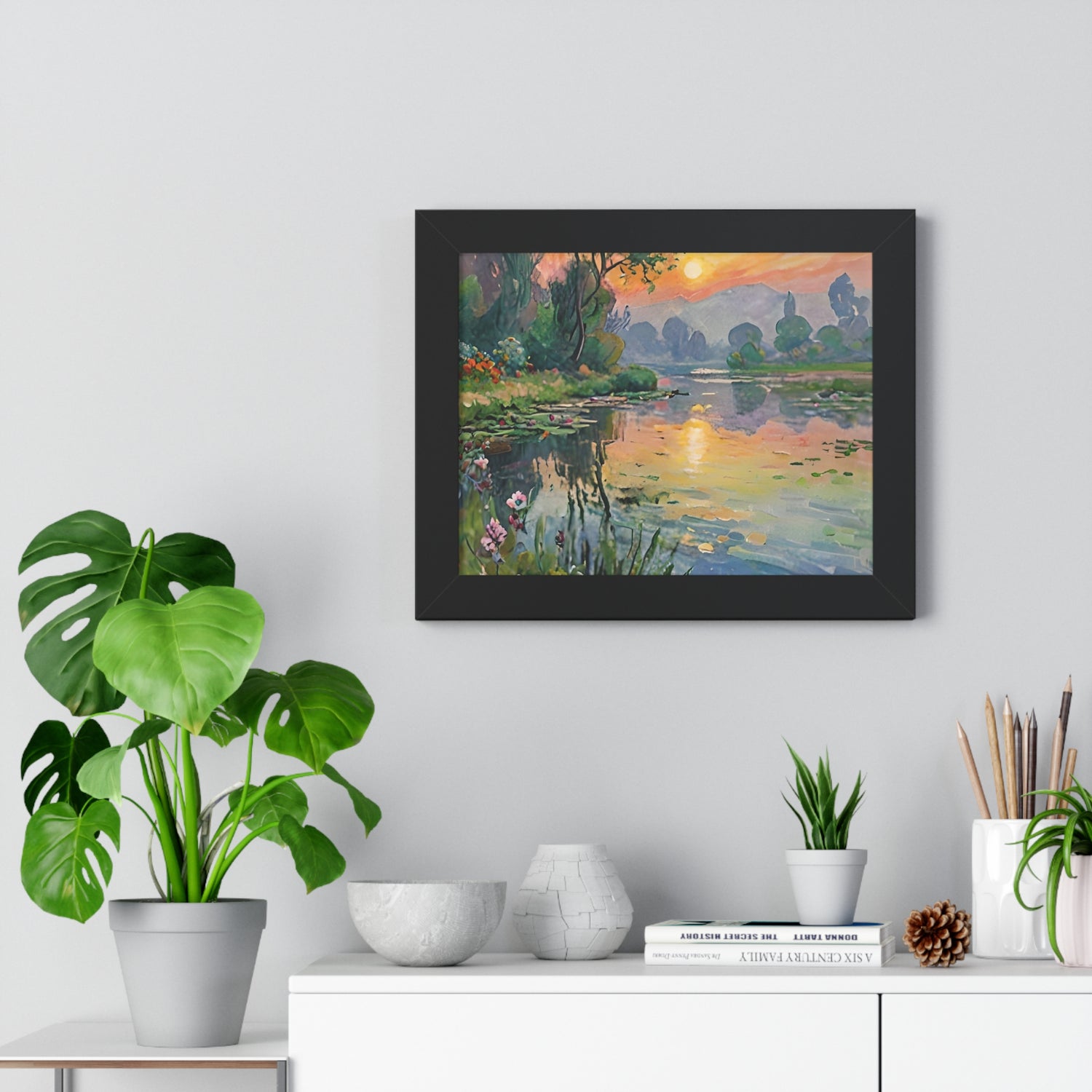 Framed Horizontal Poster - planetplanasspace