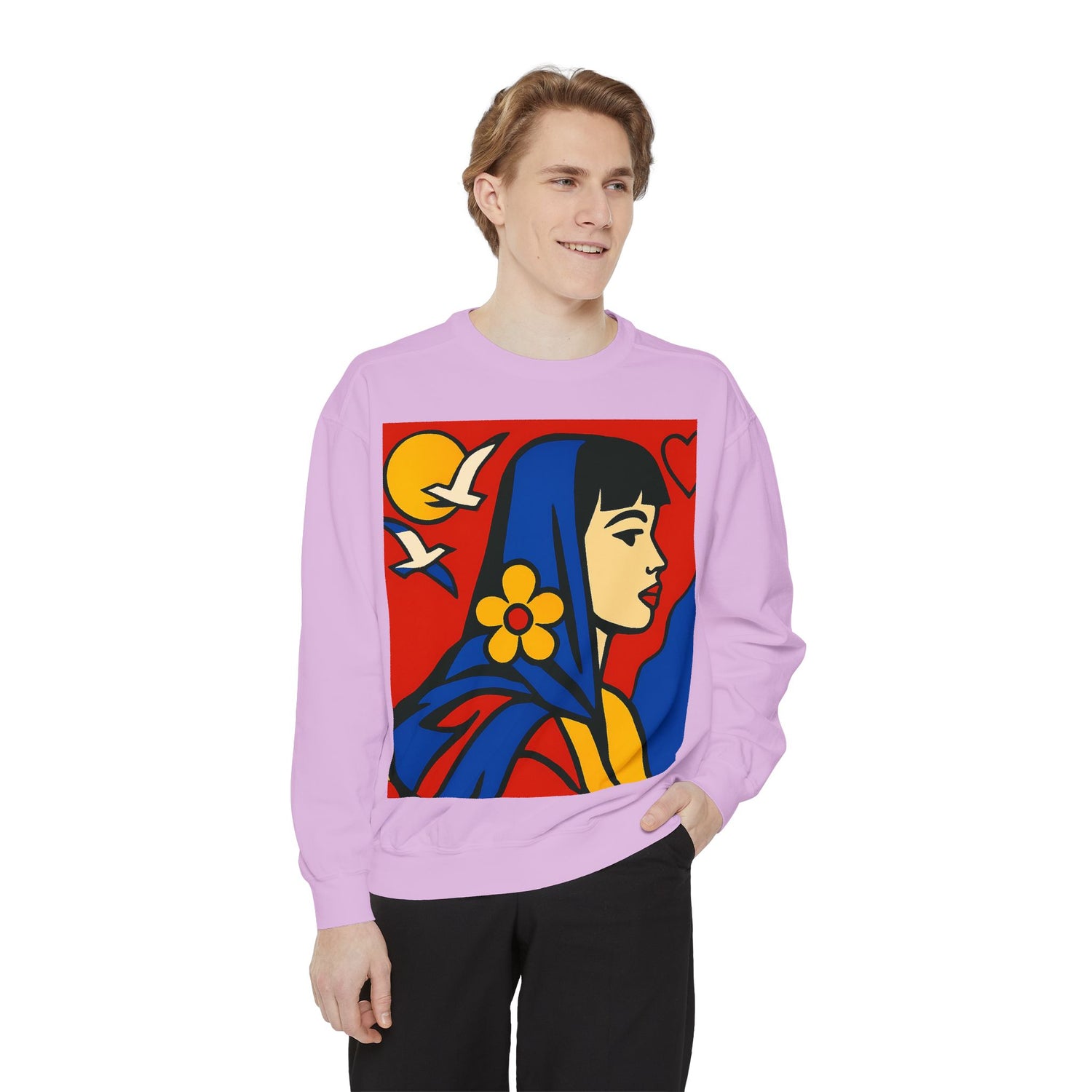 Unisex Garment-Dyed Sweatshirt - planetplanasspace