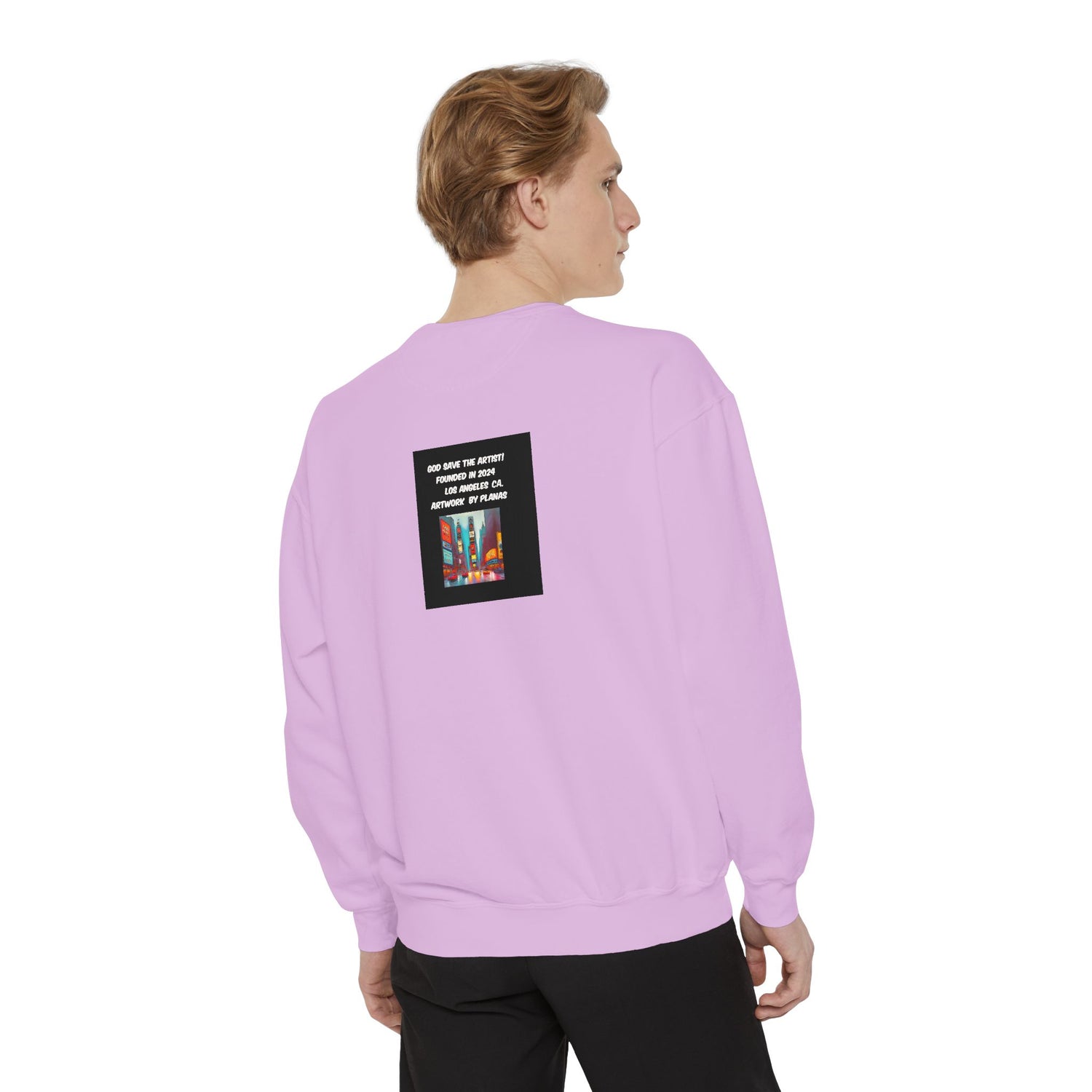 Unisex Garment-Dyed Sweatshirt - planetplanasspace