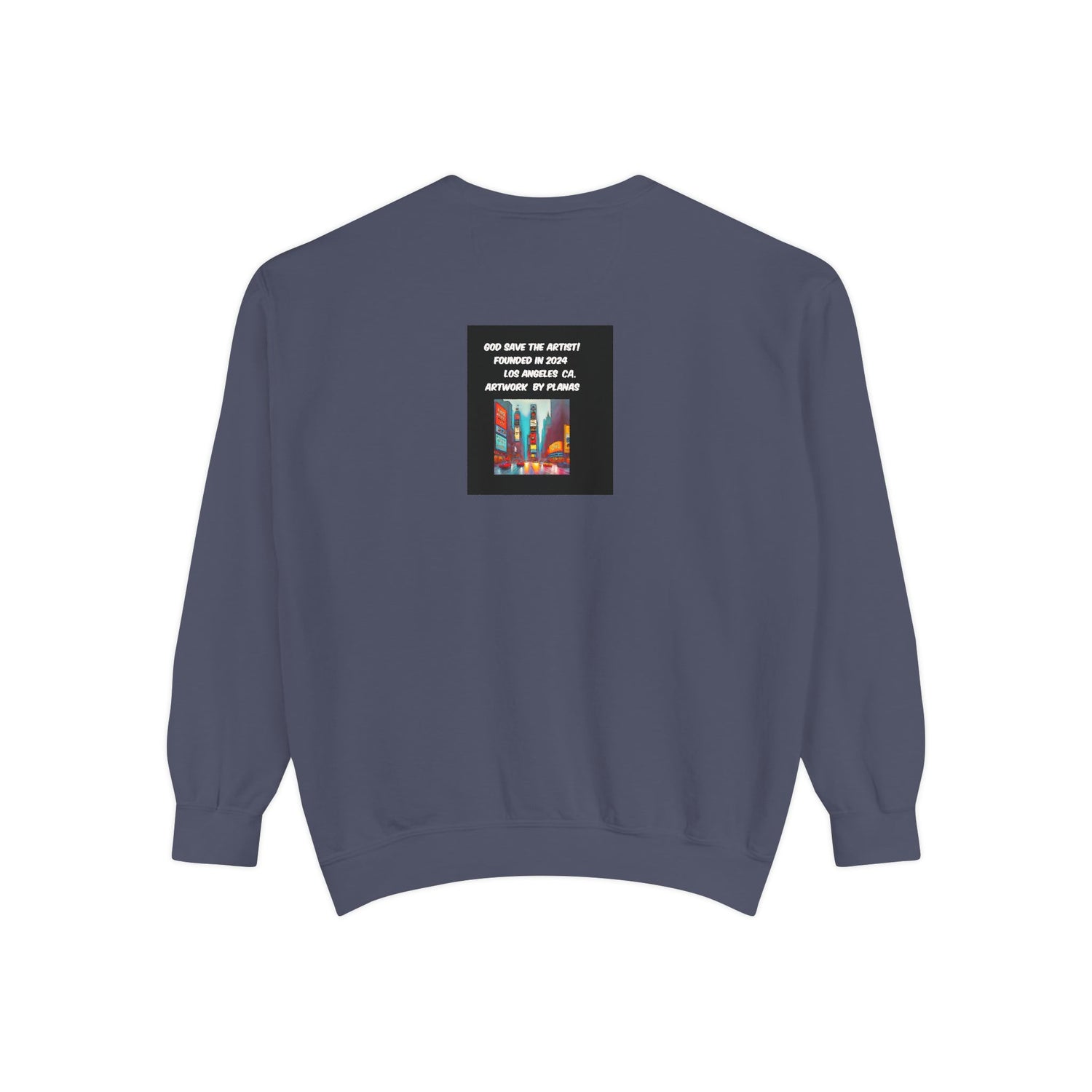 Unisex Garment-Dyed Sweatshirt - planetplanasspace