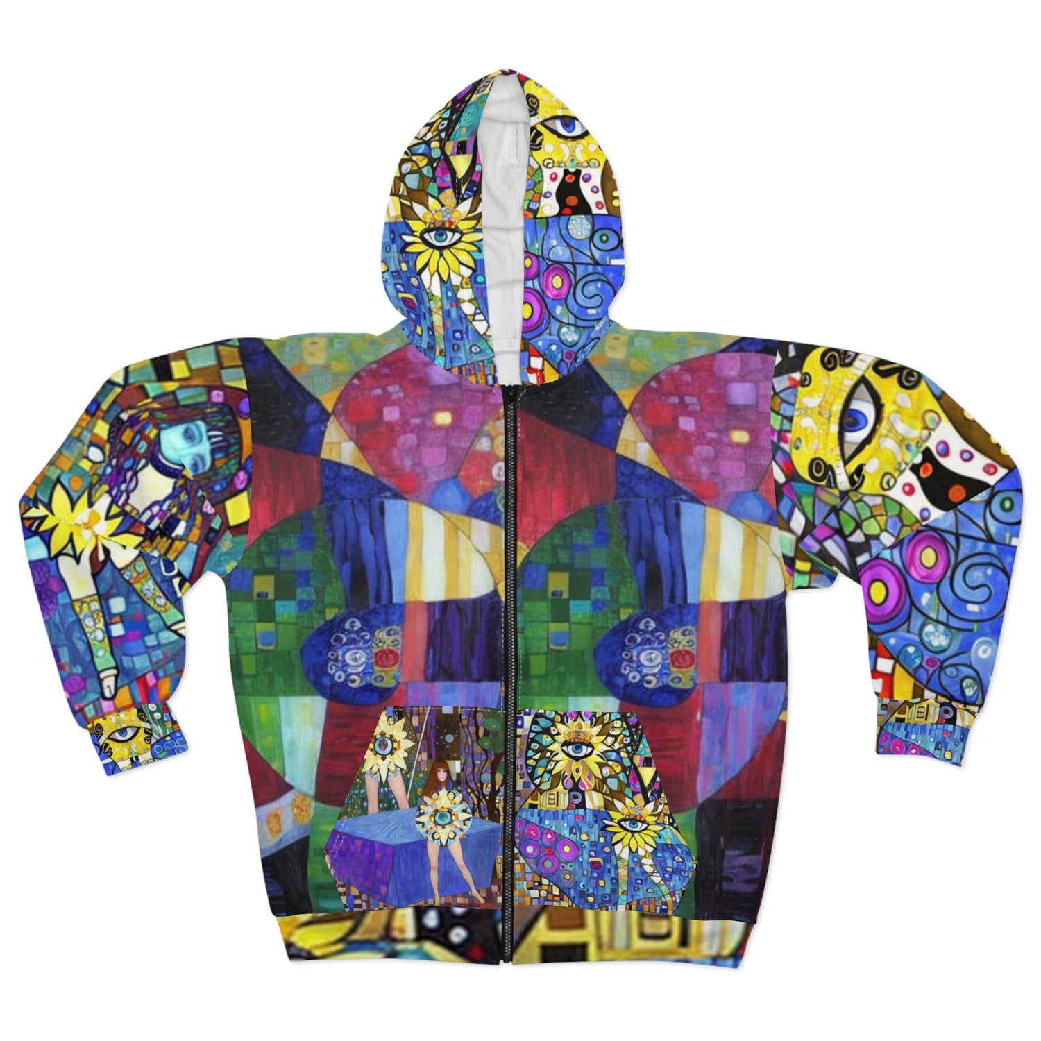 Copy of Copy of Copy of Unisex Zip Hoodie (AOP) - planetplanasspace