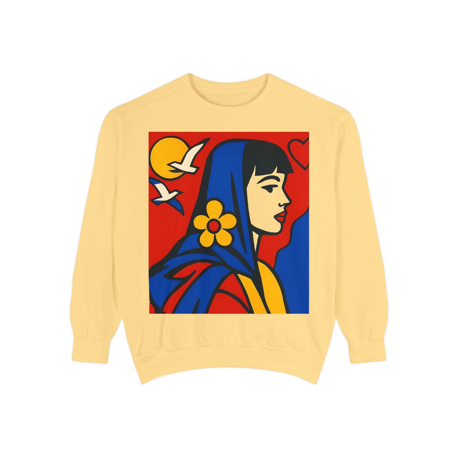 Unisex Garment-Dyed Sweatshirt - planetplanasspace