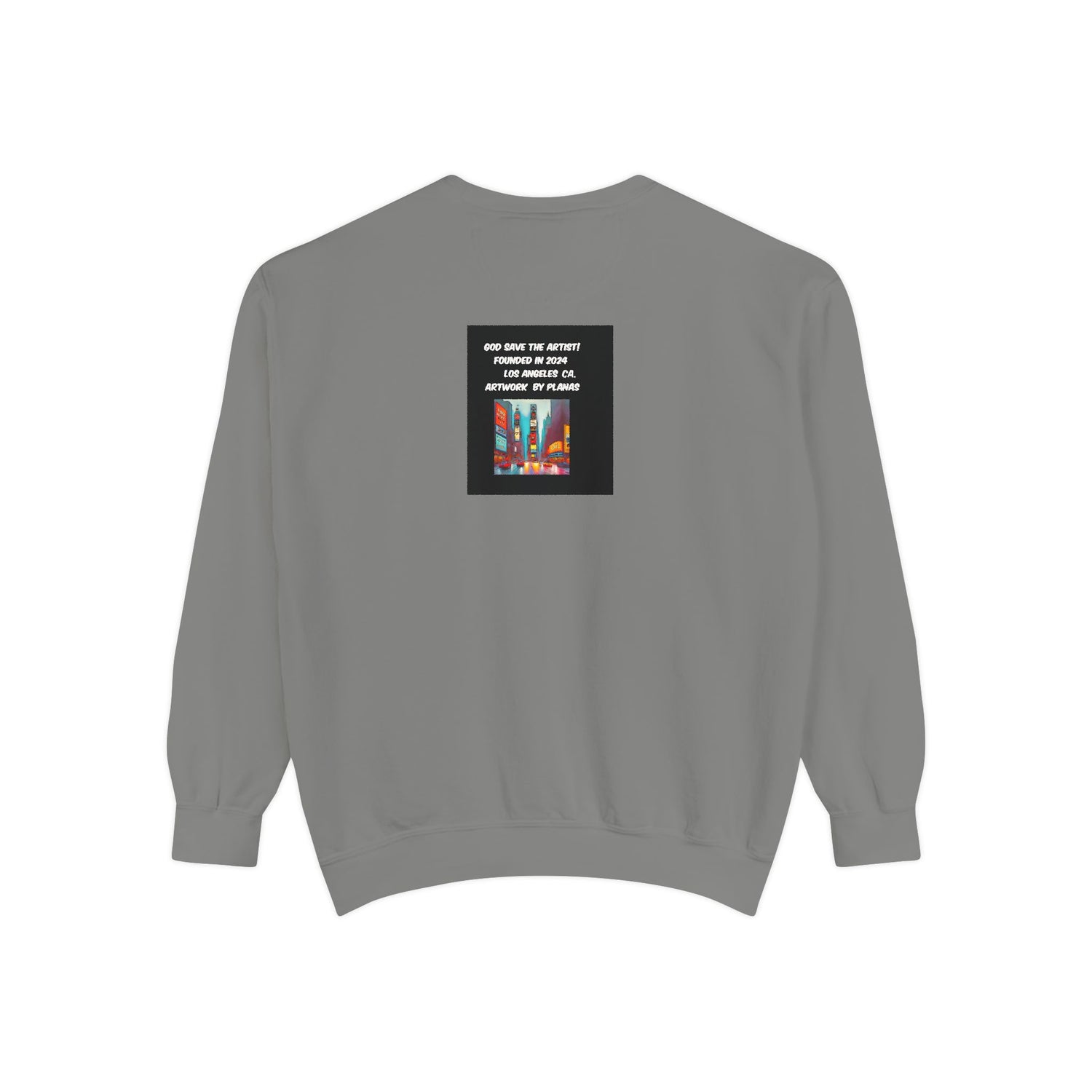 Unisex Garment-Dyed Sweatshirt - planetplanasspace
