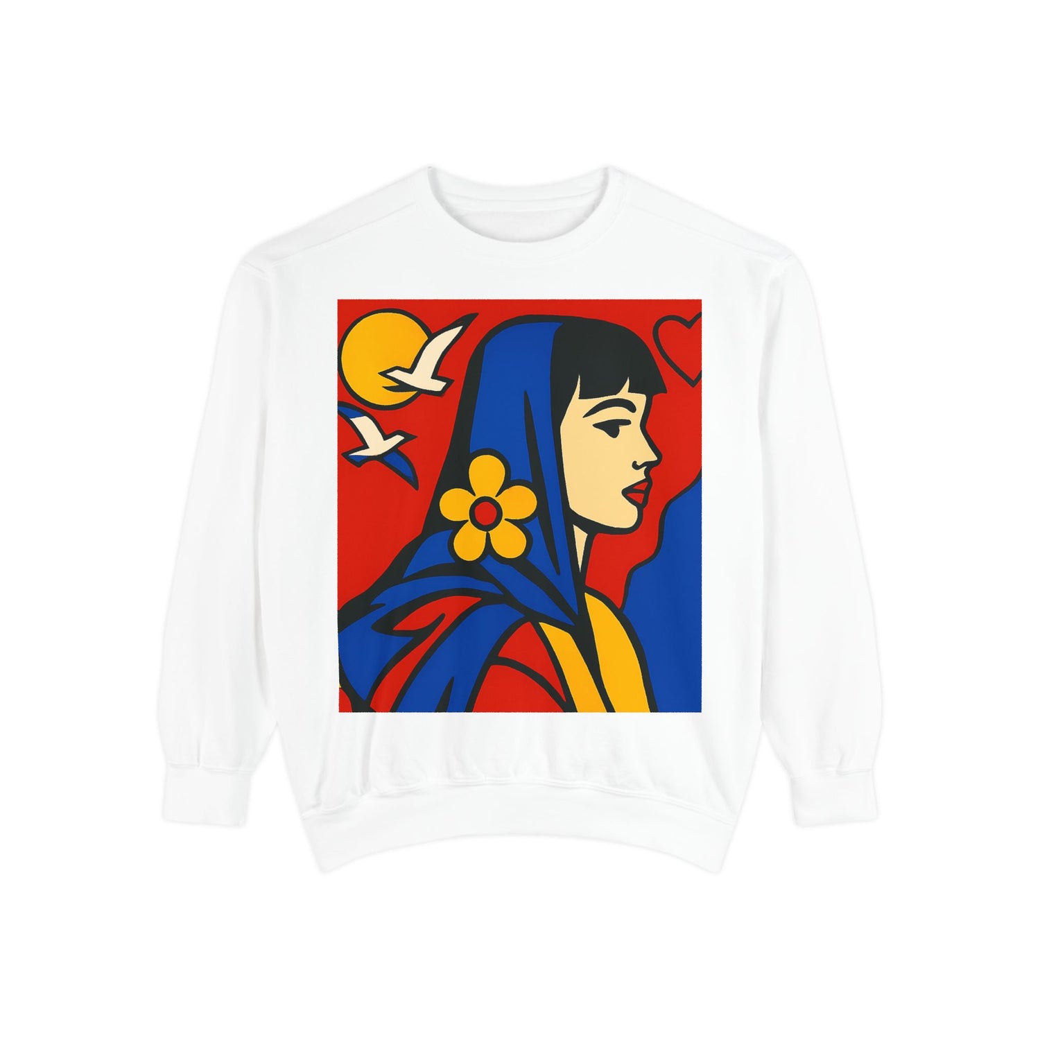 Unisex Garment-Dyed Sweatshirt - planetplanasspace