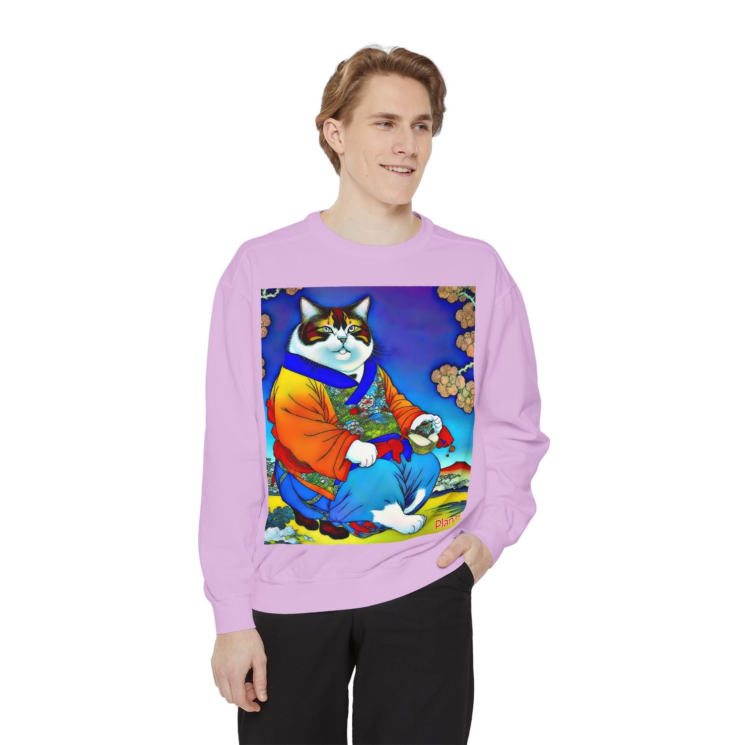 Unisex Garment-Dyed Sweatshirt - planetplanasspace
