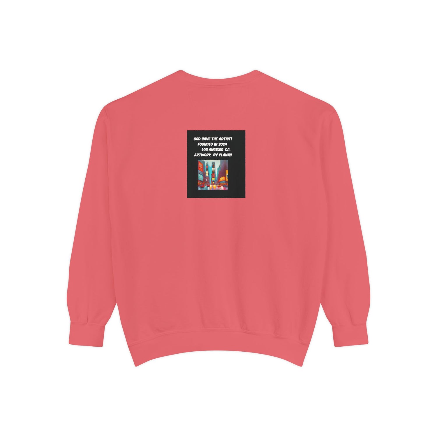 Unisex Garment-Dyed Sweatshirt - planetplanasspace