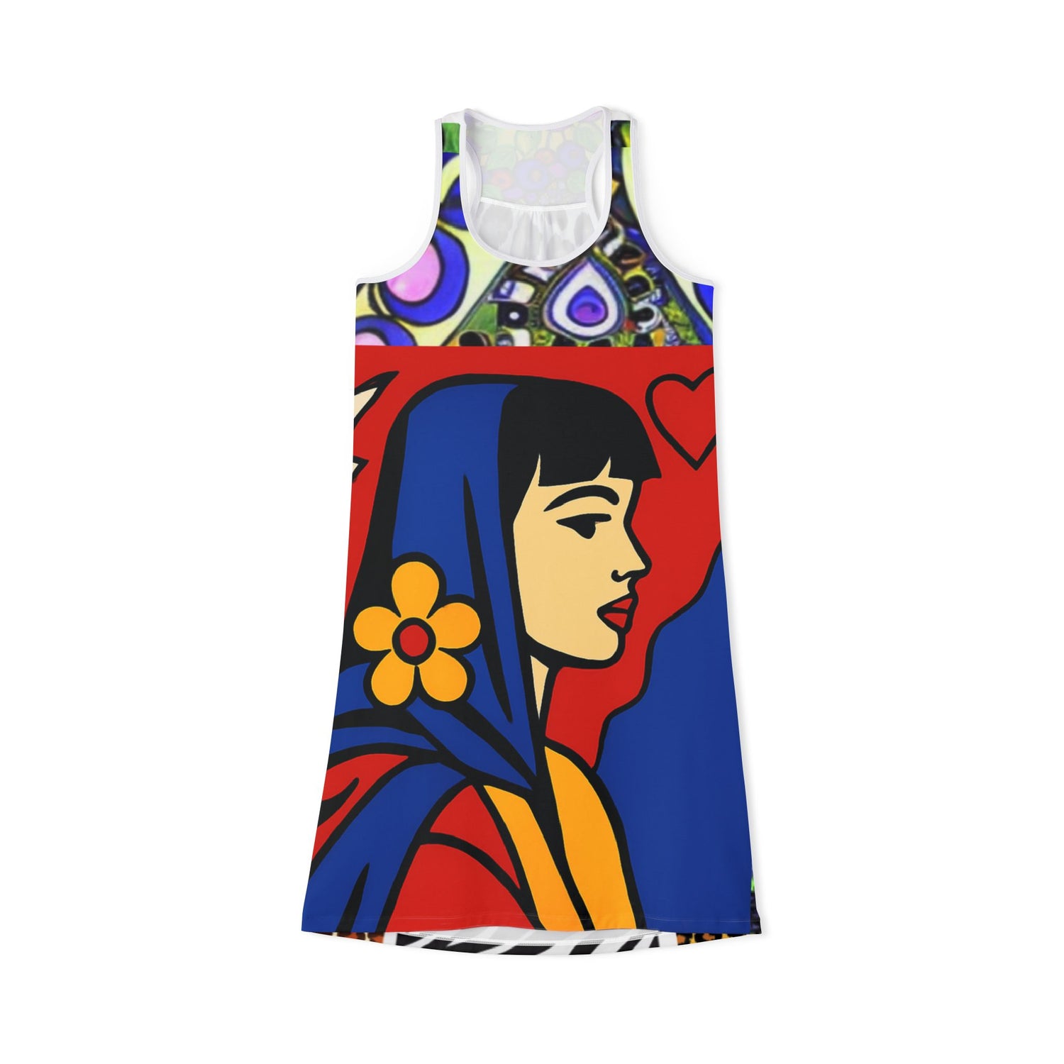 Women's Racerback Dress (AOP) - planetplanasspace