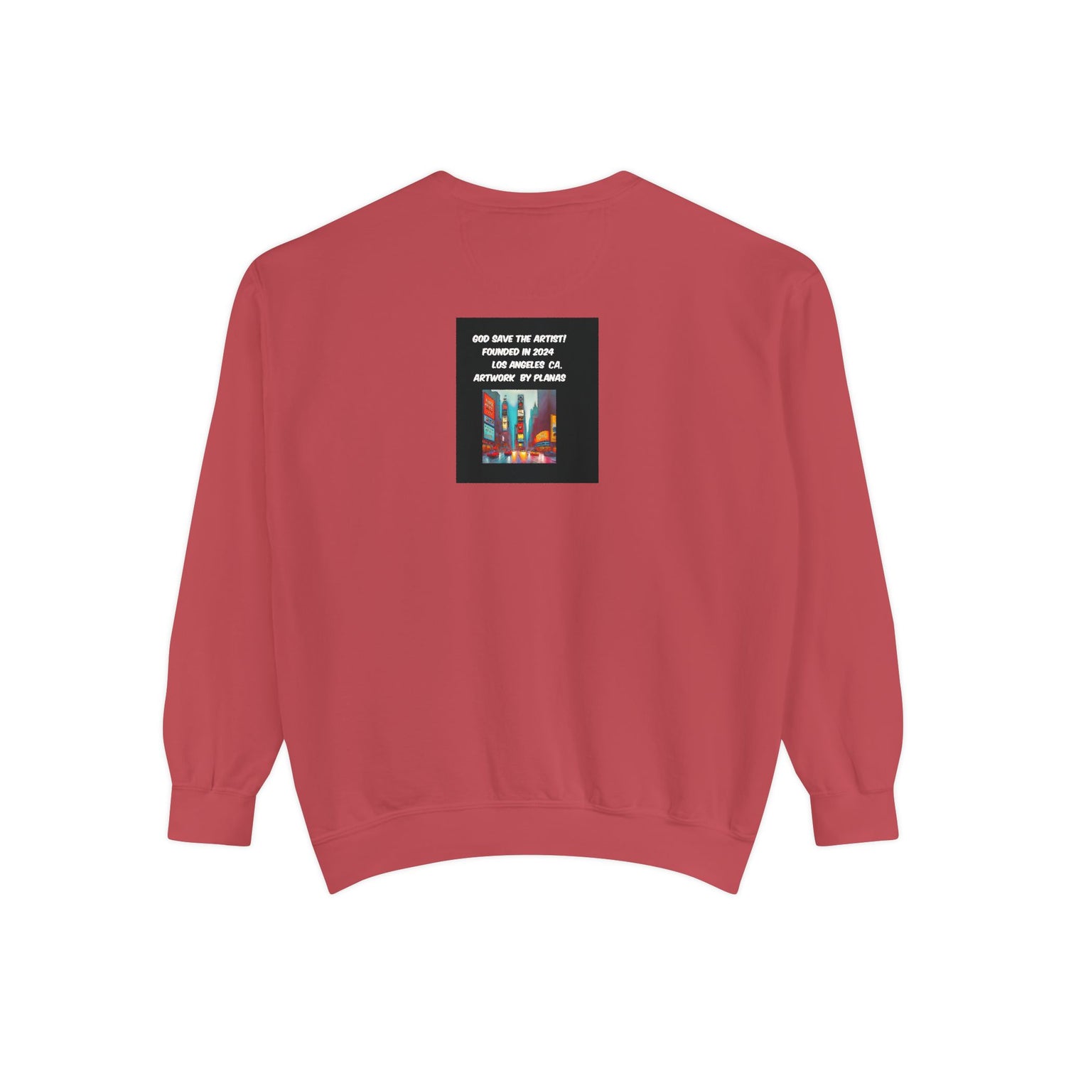 Unisex Garment-Dyed Sweatshirt - planetplanasspace