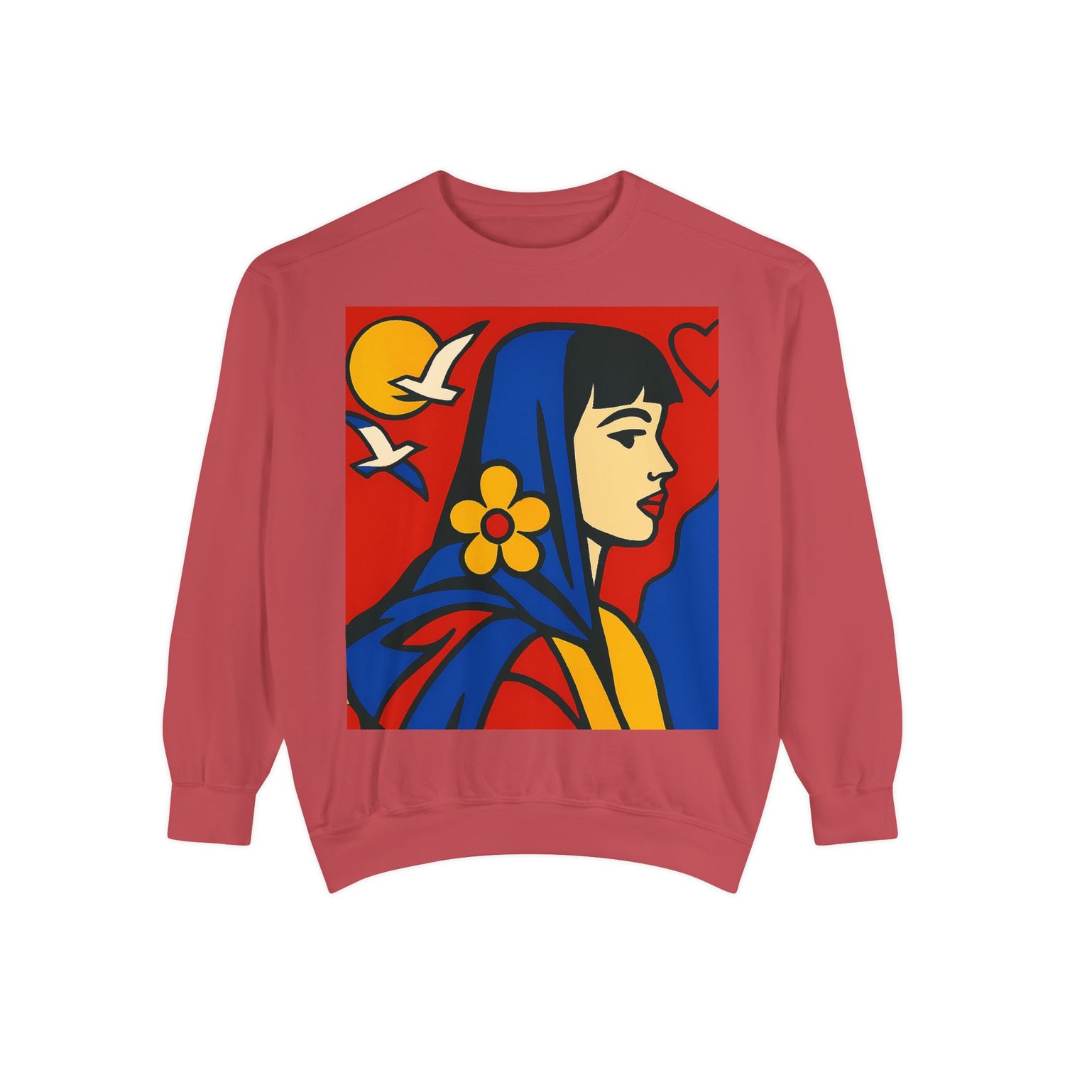 Unisex Garment-Dyed Sweatshirt - planetplanasspace