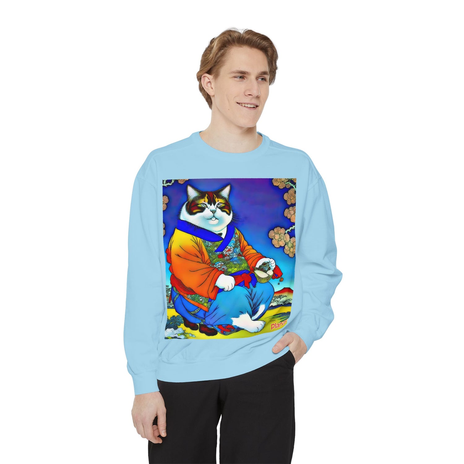 Unisex Garment-Dyed Sweatshirt - planetplanasspace