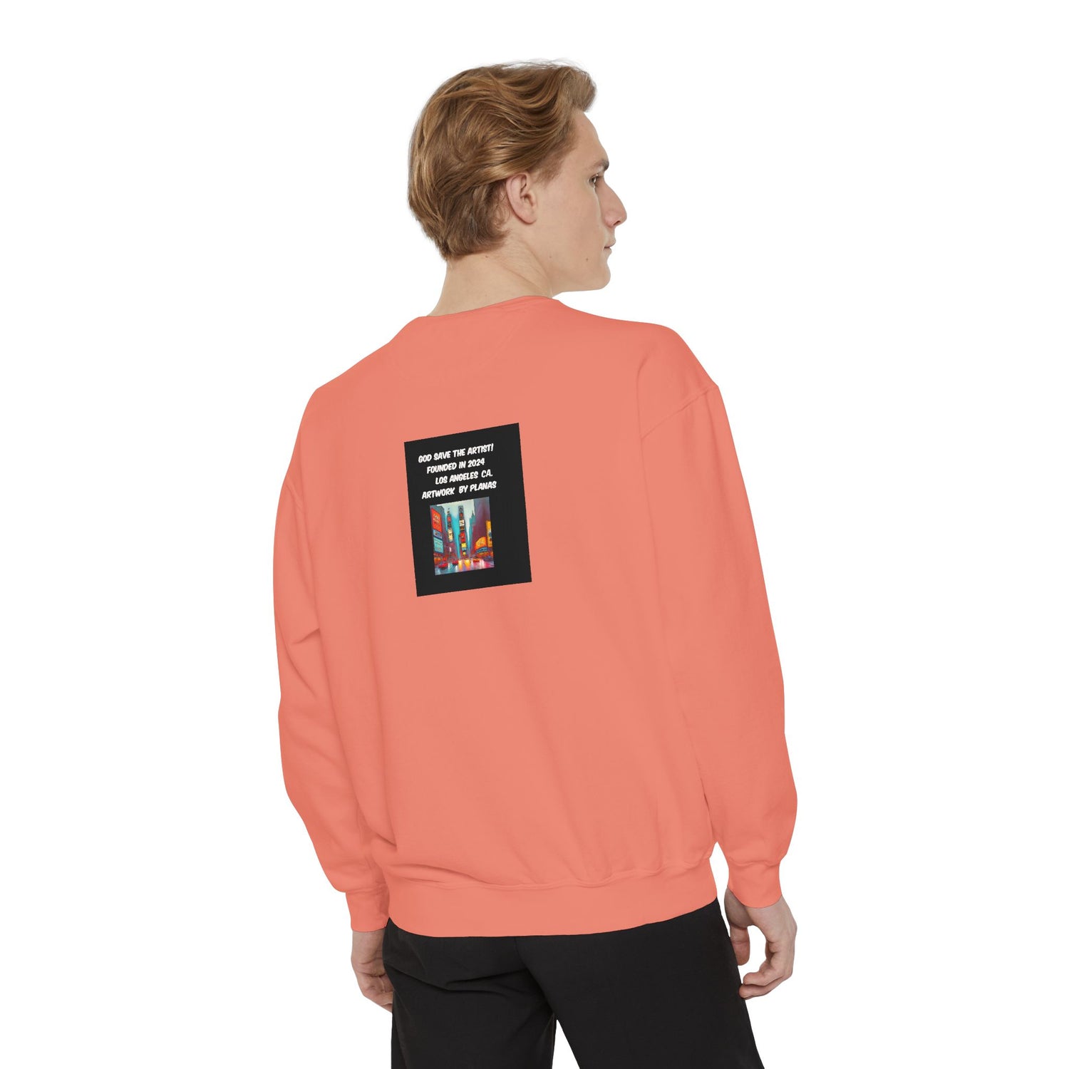 Unisex Garment-Dyed Sweatshirt - planetplanasspace