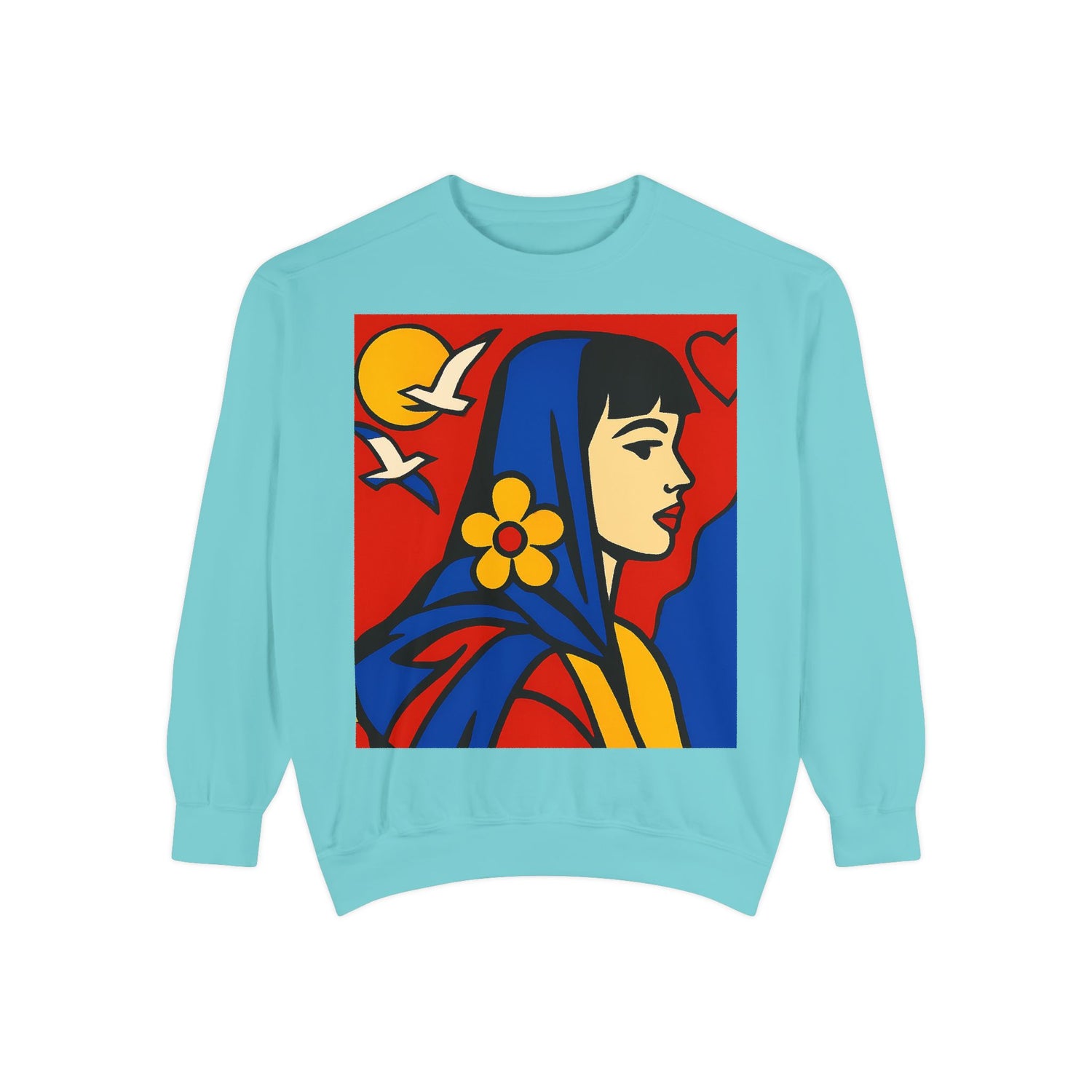 Unisex Garment-Dyed Sweatshirt - planetplanasspace