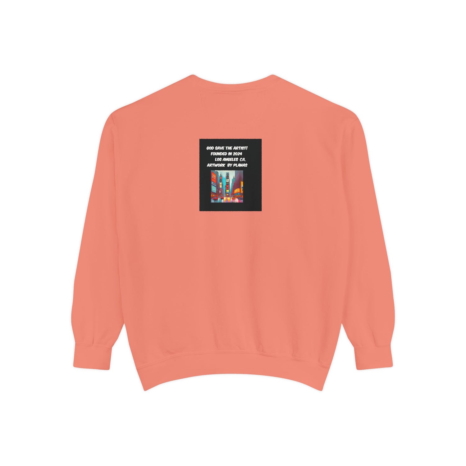 Unisex Garment-Dyed Sweatshirt - planetplanasspace