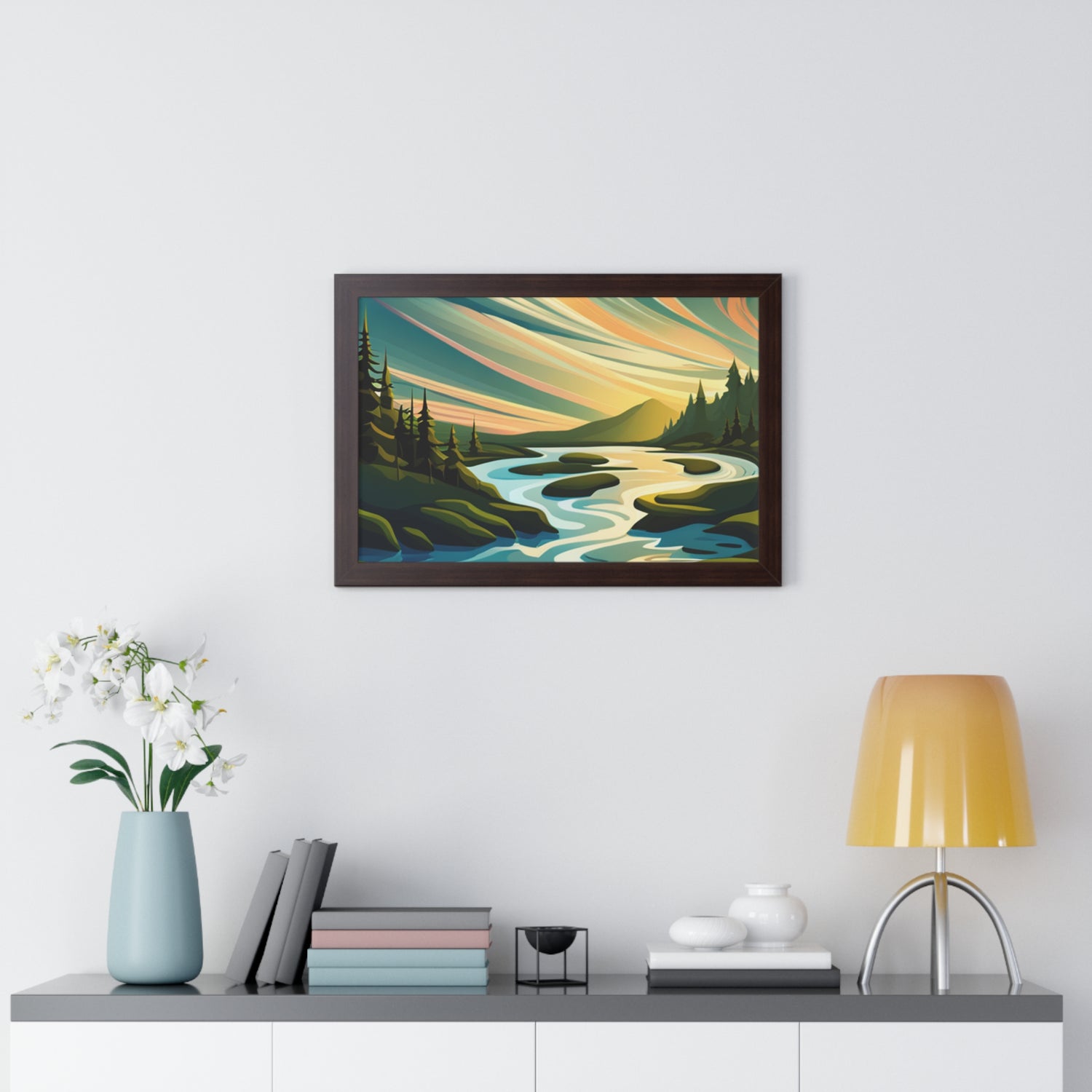 Framed Horizontal Poster - planetplanasspace