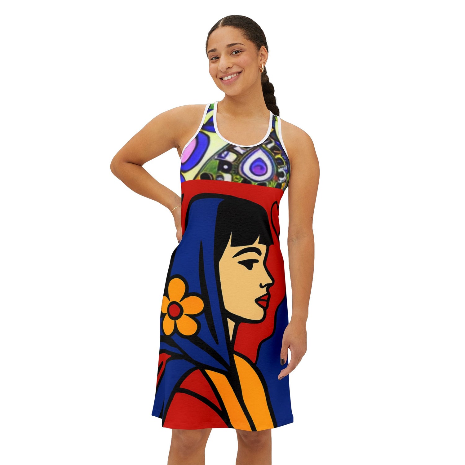 Women's Racerback Dress (AOP) - planetplanasspace