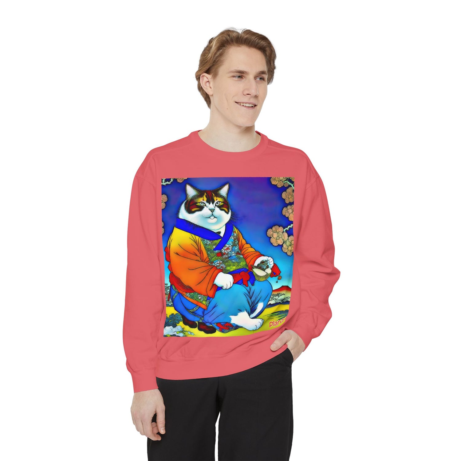 Unisex Garment-Dyed Sweatshirt - planetplanasspace