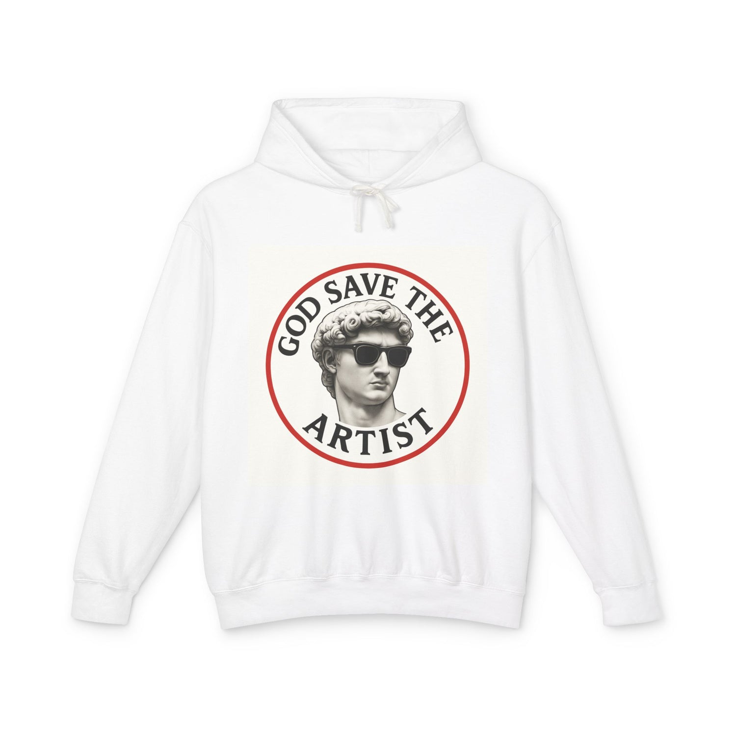 Artistic Vibes Unisex Hoodie with 'God Save the Artist' Design, Trendy Streetwear, Unique Gift for Creatives, Perfect for Art Lovers, [...] - planetplanasspace