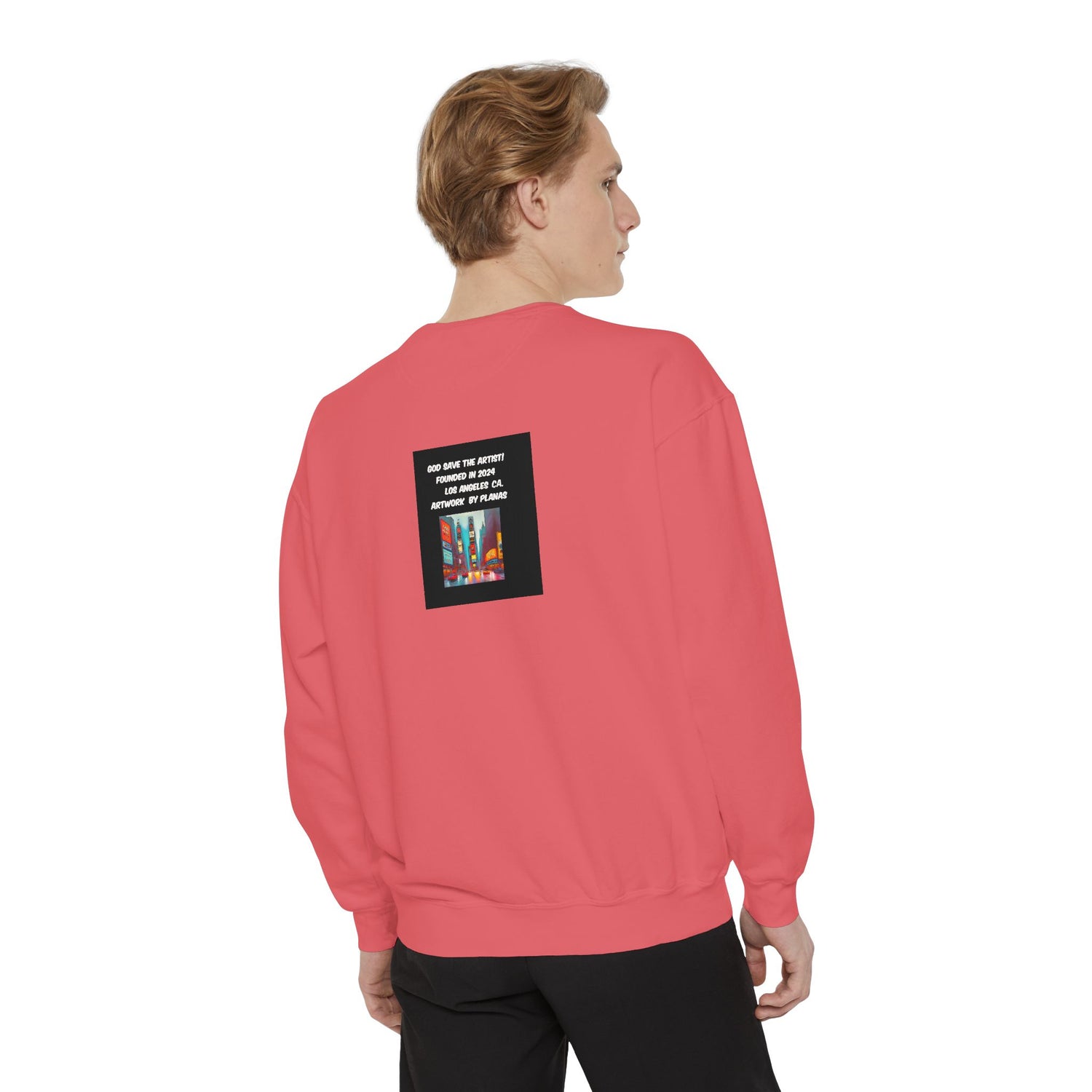 Unisex Garment-Dyed Sweatshirt - planetplanasspace